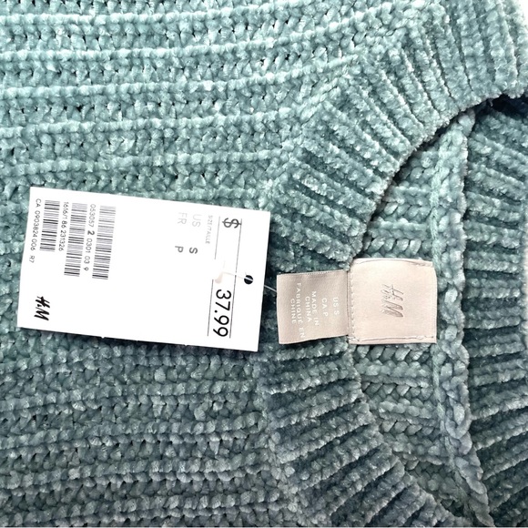 [NWT] H&M Balloon-Sleeved Chenille Sweater Size S - Picture 4 of 7